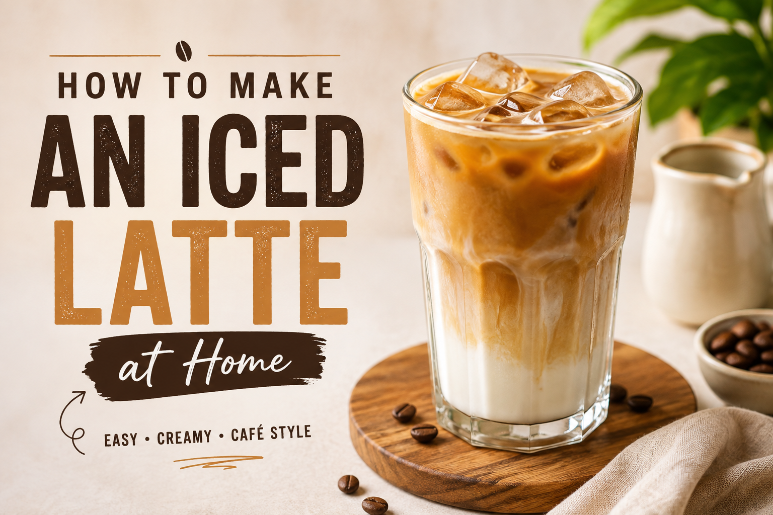 How to Make an Iced Latte at Home